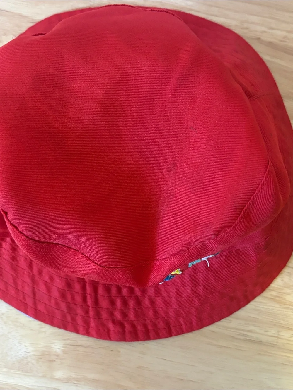 Disney Kids Red Bucket Hat